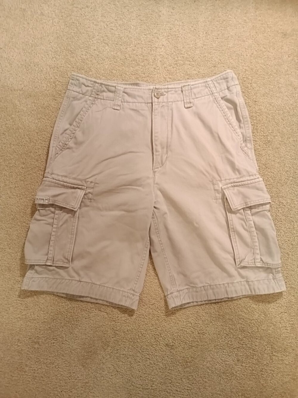 Nautica Khaki Cargo Shorts (32W)